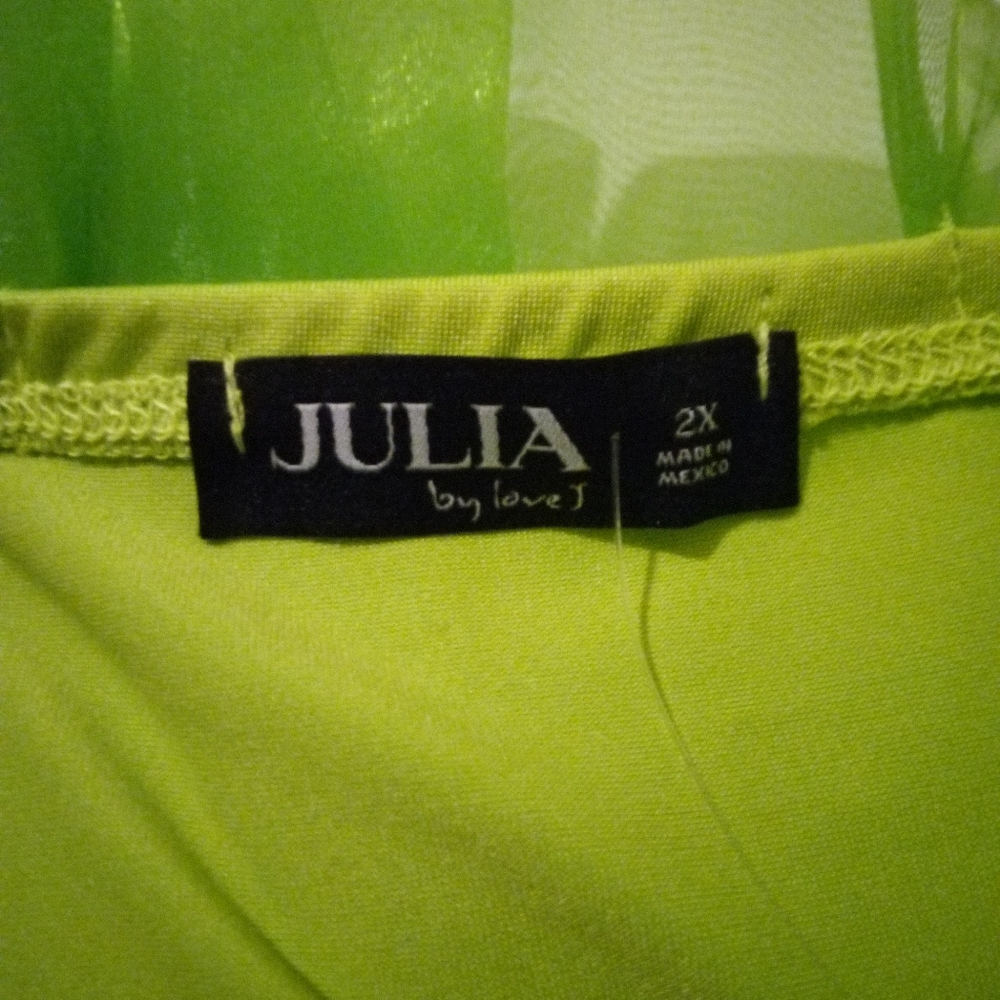 Julia by Love J Lime Green 💚 tube top - Picture 4 of 5